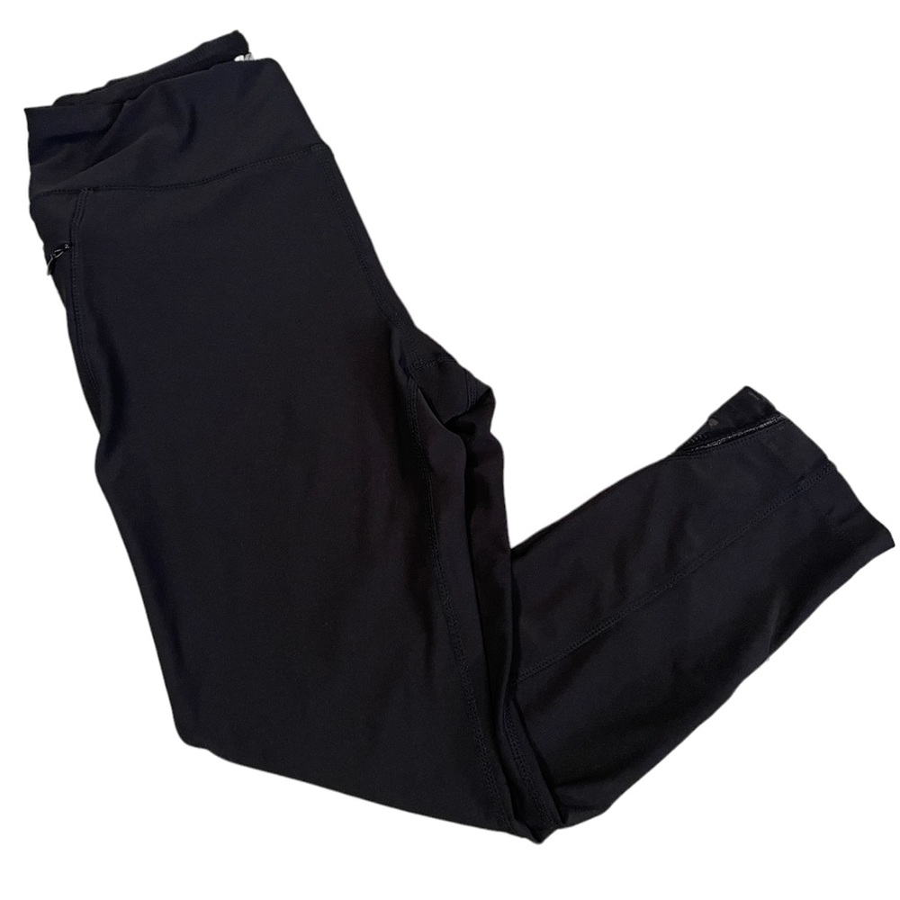 Black workout leggings womens S